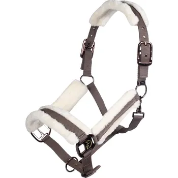 Ohlávka s beránkem Strong HKM, černá, Pony