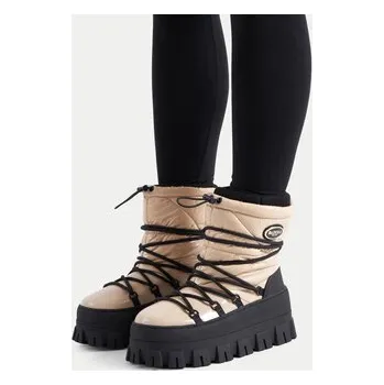 Dívčí sněhule Sněhule Badura WFA3451-1 Béžová 36