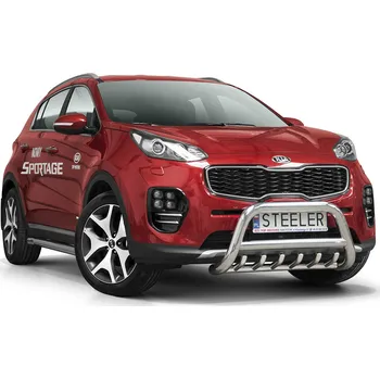 Tuning Ochranný rám "A" s příčkou a nápravnicí - KIA Sportage (2015 - 2018)