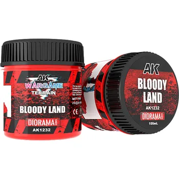 Modelářská barva AK Interactive: Wargame - Bloody Land 100ml
