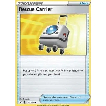 Volný čas Pokémon EVS 154/203 Rescue Carrier - Evolving Skies Stav: Near Mint, Verze: NORMAL