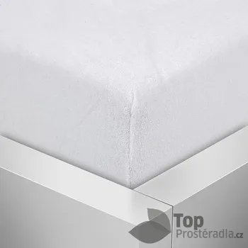 Prostěradlo Nepropustné froté prostěradlo Premium 180x200 - Bílé
