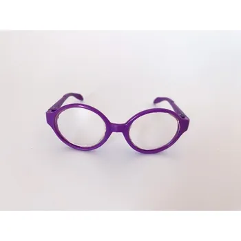 Brýle pro hračky a panenky fialové 8cm