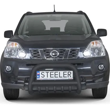 Tuning Ochranný rám "A" s příčkou a nápravnicí ČERNÝ - Nissan X-Trail (2007 - 2010)