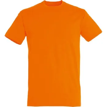 Pánské tričko levne-bavlnene-tricko-znackove-James-Nicholson-oranzove velikost: XS