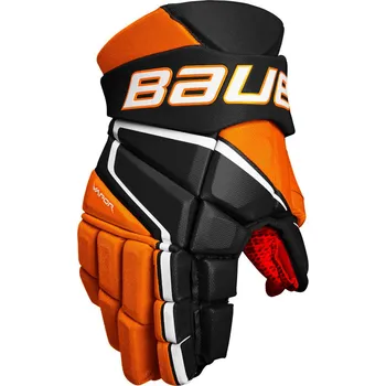 Hokejové rukavice Hokejové rukavice Bauer Vapor 3X Black/Orange Senior 14 palců