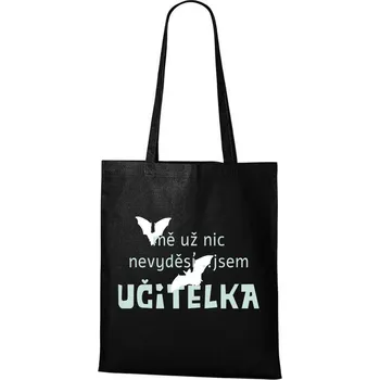 Nákupní taška DOBRÝ TRIKO Bavlněná taška s potiskem Jsem učitelka Barva: Černá