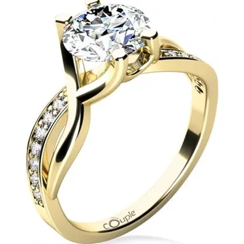 Prsten Couple, Maui – zásnubní prsten ze žlutého zlata, vel. 59, prům. 18.8 mm, 585-45-1-5065.0Z00.0.59.001