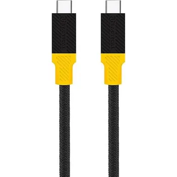 USB hub Tactical BlackBird Kabel USB4 1m Black/Yellow
