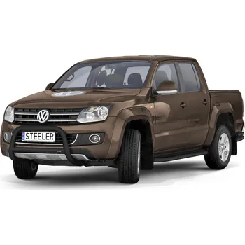 Auto-moto Ochranný rám "A" s příčkou ČERNÝ - Volkswagen Amarok (2009 - 2016)