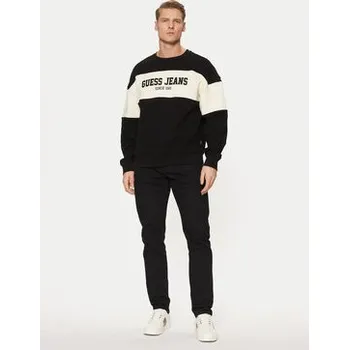 Pánská mikina Guess Jeans Mikina M4BQ39 K9V31 Černá Classic Fit XL