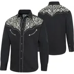 Stars & Stripes Košile westernová Henry Stars & Stripes, pánská, černá L