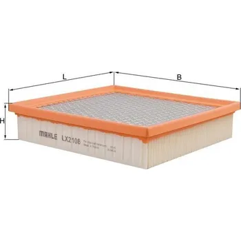 Vzduchový filtr Vzduchový filtr MAHLE LX 2108