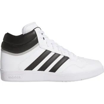 Pánská obuv ADIDAS Boty Hoops 4.0 Mid 43 1/3 BÍLÁ|ČERNÁ|ŠEDÁ