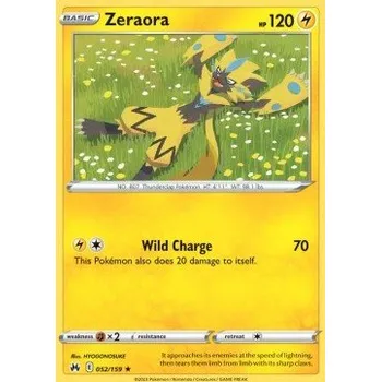 Volný čas Pokémon CRZ 052/159 Zeraora - Crown Zenith Stav: Near Mint, Verze: NORMAL