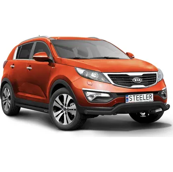 Tuning Rám pod nárazník ČERNÝ - KIA Sportage (2010 - 2015)