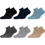 PESAIL Pánské chlupaté termoponožky DM9403 4 páry Barva: Mix, Velikost: 40-43