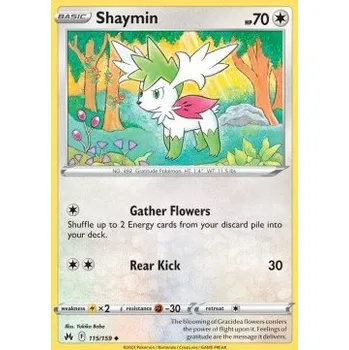 Volný čas Pokémon CRZ 115/159 Shaymin - Crown Zenith Stav: Near Mint, Verze: NORMAL