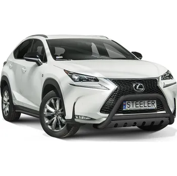 Tuning Ochranný rám "A" s příčkou a nápravovou deskou ČERNÝ - Lexus NX F-Sport (2014 - 2020)