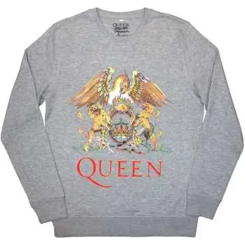 Pánská mikina Merch Queen: Queen Unisex Sweatshirt: Classic Crest (x-small) XS