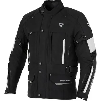 Street Racer Bunda na motorku Hilax černo-šedá 10XL + DÁREK + Doprava ZDARMA