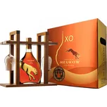 Meukow XO Rack se 2 sklenicemi 40% 0,7l