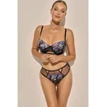 Měkká podprsenka Kinga SC-1161 Flower Chick černo-modrá 65F