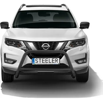 Tuning Ochranný rám "A" s příčkou ČERNÝ - Nissan X-Trail (2018 -)