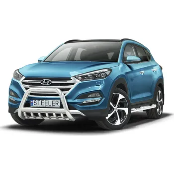 Tuning Ochranný rám "A" s příčkou a nápravnicí - Hyundai Tucson (2015 - 2018)