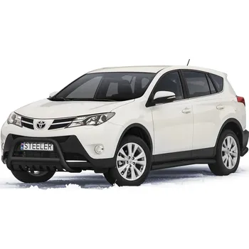 Tuning Ochranný rám "A" s příčkou a nápravovou deskou ČERNÝ - Toyota RAV4 (2013 - 2016)