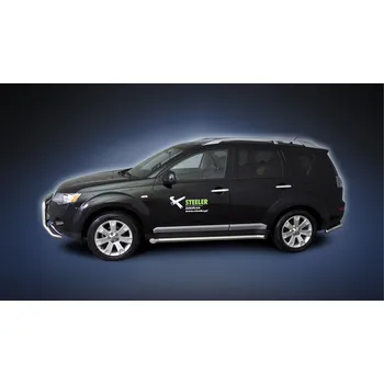 Auto-moto Boční rámy z nerezové oceli - Mitsubishi Outlander (2007 - 2009)