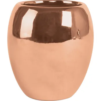 Držák na kartáček MSV kelímek na zubní kartáčky KYMI, měděný, keramika