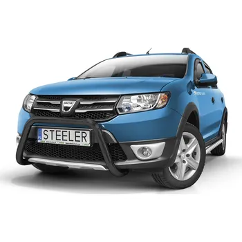 Auto-moto Ochranný rám "A" bez příčky ČERNÝ - Dacia Sandero Stepway (2012 - 2016)
