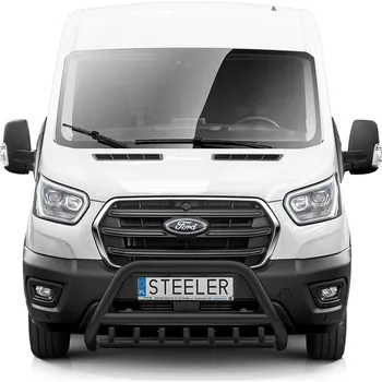 Tuning Ochranný rám "A" s příčkou a nápravnicí ČERNÝ - Ford Transit (2014 - 2019 -)