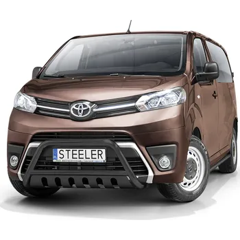 Tuning Ochranný rám "A" s příčkou a nápravovou deskou ČERNÝ - Toyota ProAce (2016 -)