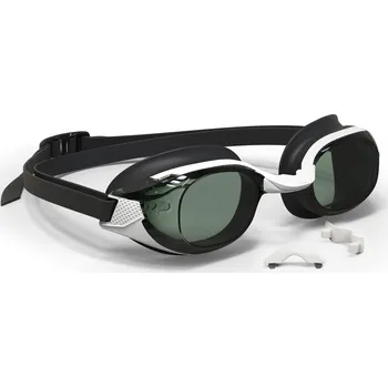 Plavecké brýle DECATHLON Plavecké brýle Bfit s kouřovými skly L -2 / P -6 BÍLÁ|ČERNÁ