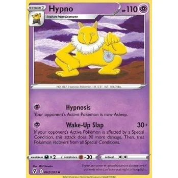 Sběratelská karetní hra Pokémon EVS 062/203 Hypno - Evolving Skies Stav: Near Mint, Verze: NORMAL