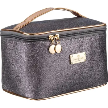 Šperkovnice Prostorná cestovní kosmetická taštička Barva: Fialová