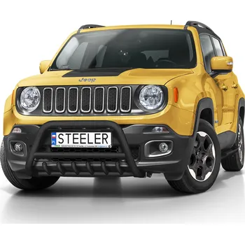 Tuning Ochranný rám "A" s příčkou a nápravnicí ČERNÝ - Jeep Renegade (2014 - 2018)
