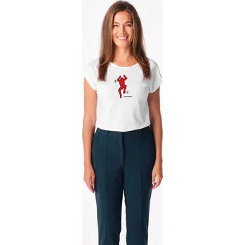 CityZen - CHINASKI Dámské tričko ALTA bílé s potiskem Skokan 36