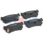 Sada brzdových destiček, vždy 4 kusy v sadě Oyodo 20H0006-OYO