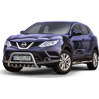 Auto-moto Ochranný rám "A" s příčkou a nápravnicí - Nissan Qashqai (2013 - 2017)