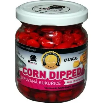 Návnadová surovina LK Baits Dipovaná Kukuřice 220 ml-wild strawberry