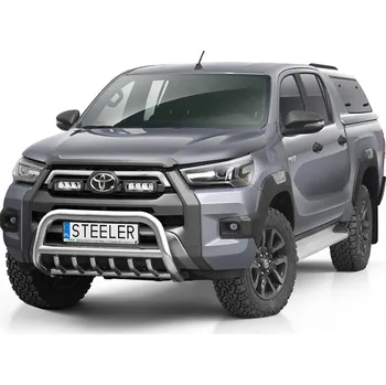 Tuning Ochranný rám "A" s příčkou a nápravnicí - Toyota Hilux Invincible (2021 -)