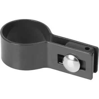 Příslušenství pro plot Objímka Strend Pro EUROSTANDARD, 38 mm, koncová, antracit, RAL7016, na okrúhly stĺpik