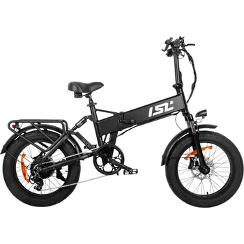 Elektrokolo inSPORTline Skládací elektro fat bike ISL Baxom 840Wh 20" Black - 16,5" (170-205 cm)