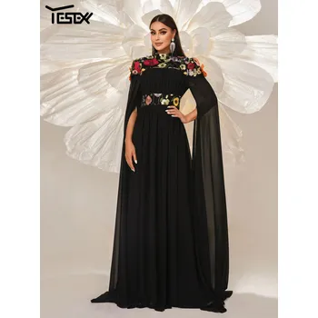 Dámské šaty Svatební šaty maxi LC10274 Barva: Černá, Velikost: XS