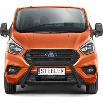 Tuning Ochranný rám "A" bez příčky ČERNÝ - Ford Transit Custom (2018 - 2023)