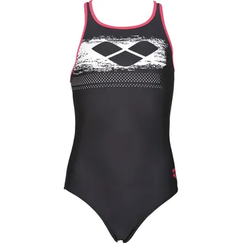 Dívčí plavky Dětské Jednodílné plavky ARENA G SCRATCHY JR ONE PIECE 001330/504 – Černá 116