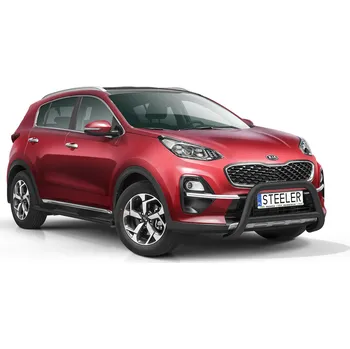 Tuning Ochranný rám "A" s příčkou ČERNÝ - KIA Sportage (2018 - 2021)